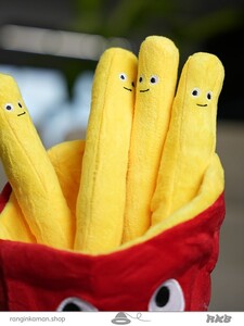 عروسک سیب زمینی سرخ کرده سایز کوچک Small size French fries doll