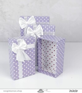 جعبه کادو مستطیل کوچک(3 سایز)  Small rectangular gift box