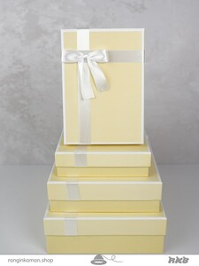 جعبه کادو لیمویی پاستیلی  Pastel lemon gift box