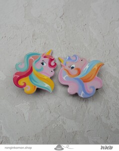 گیره سرامیکی یونیکورن Unicorn ceramic clip and elastic