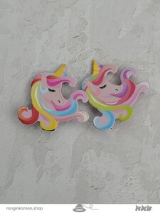 Unicorn ceramic clip and elastic