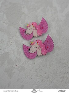 گیره مو یونیکورن پروازی Flying unicorn hair clip