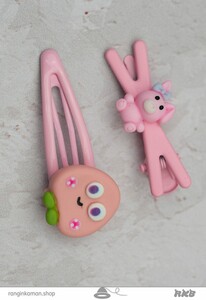 سنجاق مو پاستیلی میوه ای Fruit pastel hairpin