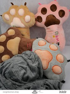 عروسک پتودار طرح پنجه گربه Blanket doll with cat’s paw design