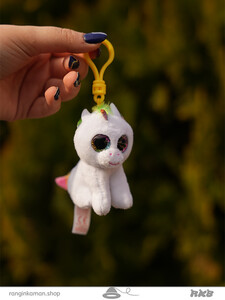آویز یونیکورن چشم تیله ای Marble eye unicorn pendant
