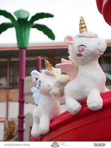 عروسک یونیکورن چشم قشنگ سایز بزرگ Big size unicorn doll with beautiful eyes