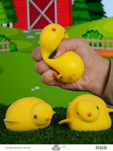 فیجت خامه ای جوجه پا کوچولو Fidget chicken