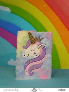 notebook unicorn with closed eyes3-min