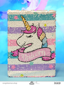 دفتر پولکی یونیکورن Polki unicorn notebook