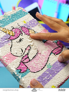 دفتر پولکی یونیکورن Polki unicorn notebook
