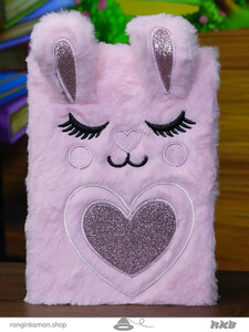 دفتر پولیشی خرگوش قلبی Heart rabbit notebook