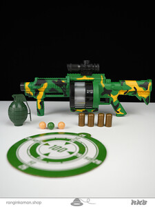 تفنگ ساچمه ای سبز ارتشی Green military shotgun
