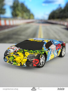 ماشین کنترلی آبرنگی Color control car toy
