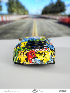 ماشین کنترلی آبرنگی Color control car toy