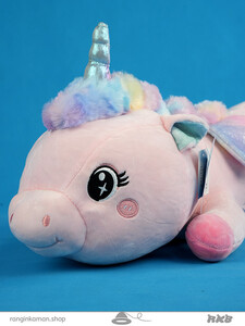 عروسک تک شاخ خوابیده 70سانتی sleeping unicorn doll