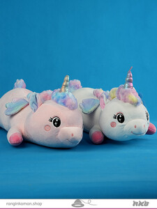 عروسک تک شاخ خوابیده 70سانتی sleeping unicorn doll