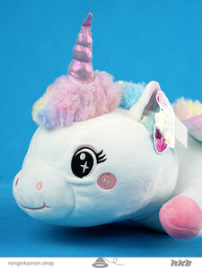 عروسک تک شاخ خوابیده 70سانتی sleeping unicorn doll
