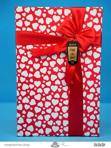 جعبه کادویی قلب قرمز gift box