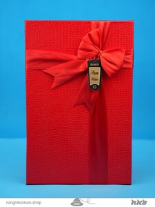 جعبه کادویی چرمی قرمز gift box