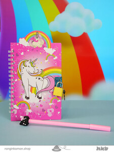 Locked diary with a notepad (1)