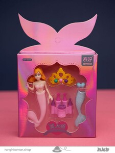 ست پاکن هلوگرامی پری دریایی Mermaid holographic clear set
