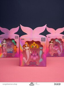 ست پاکن هلوگرامی پری دریایی Mermaid holographic clear set