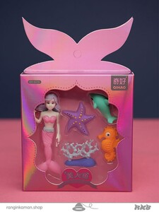 ست پاکن هلوگرامی پری دریایی Mermaid holographic clear set