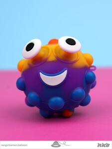 فیجت پاپیت بال چراغ دار Fidget pop it ball