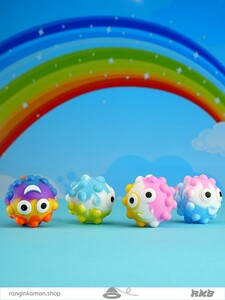 فیجت پاپیت بال چشم دار Fidget pop it ball