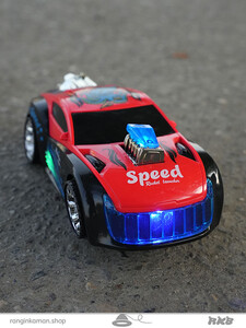 ماشین موزیکال همراه با نور LED رنگی Musical car with colored lights