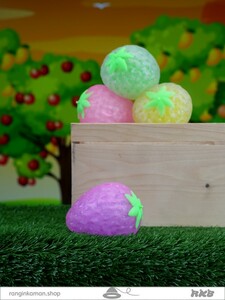 فیجت توت فرنگی خاک ژله ای Strawberry fidget