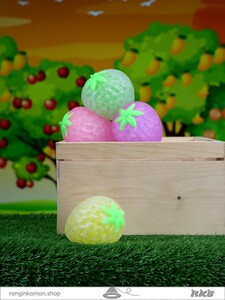 فیجت توت فرنگی خاک ژله ای Strawberry fidget