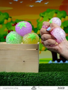 فیجت توت فرنگی خاک ژله ای Strawberry fidget