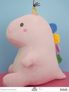 عروسک دایناسور کلاه دار بزرگ Dinosaur doll