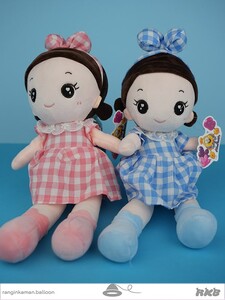 عروسک دختر مهربون پاپیونی Kind girl doll