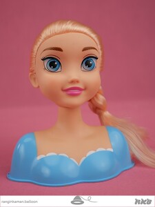 عروسک السا با اکسسوری مو Elsa doll with hair accessory