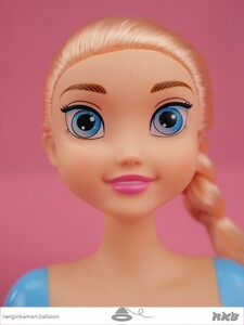 عروسک السا با اکسسوری مو Elsa doll with hair accessory