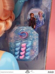 عروسک السا با اکسسوری مو Elsa doll with hair accessory