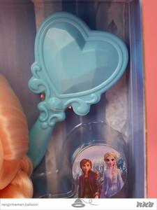 عروسک السا با اکسسوری مو Elsa doll with hair accessory