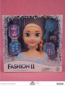 عروسک السا با اکسسوری مو Elsa doll with hair accessory