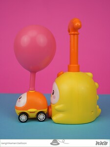 ماشین بادکنکی طرح حیوانات مزرعه balloon car