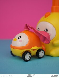 ماشین بادکنکی طرح حیوانات مزرعه balloon car