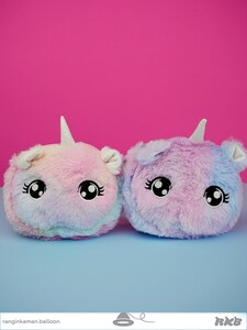 کیف دوشی پوم پوم یونیکورن Unicorn pom pom shower bag