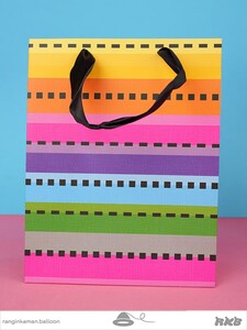 پاکت هدیه راه راه رنگی Colorful way gift envelope