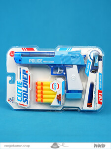 تفنگ کلت آب پاش و تیر فومی cutie soldier gun toy 648_33