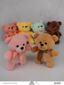 عروسک خرس رنگالو Colorful teddy bear