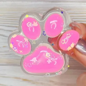 فیجت نرمالو پنجه شفاف صورتی