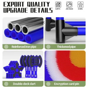 مجموعه بازی پرتاب تبر و دارت چمنی