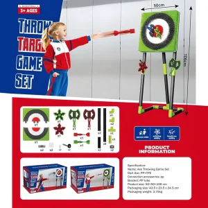مجموعه بازی پرتاب تبر و دارت چمنی