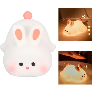 چراغ خواب خرگوش بامزه خوابیده